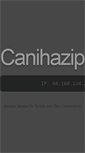 Mobile Screenshot of canihazip.com